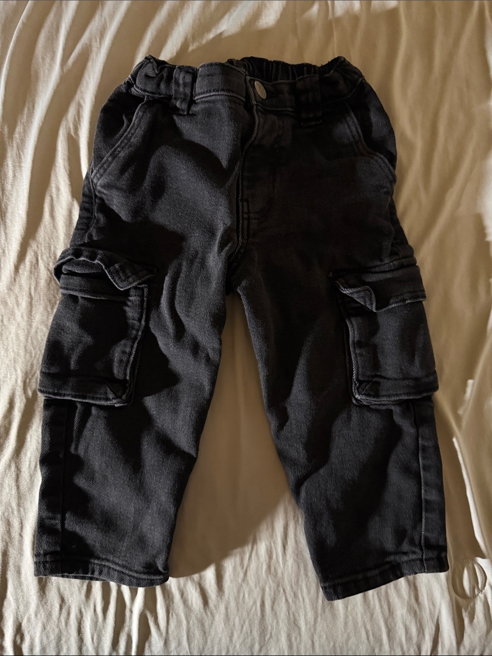 Zara Kids Cargo Pants - Black 18/24m
